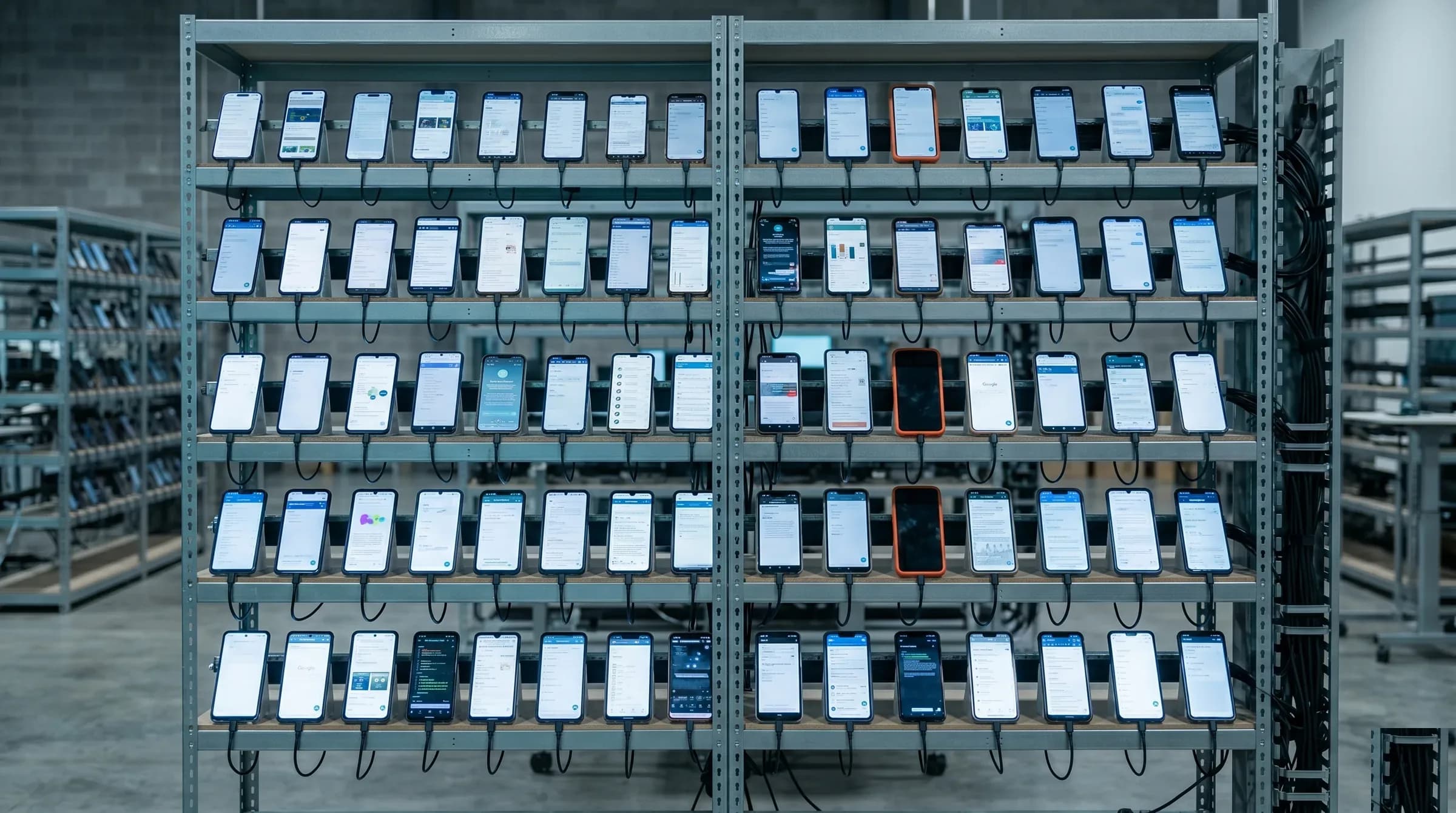 Top3 fleet operations — smartphones organized by metro area for per-location AI recommendation data