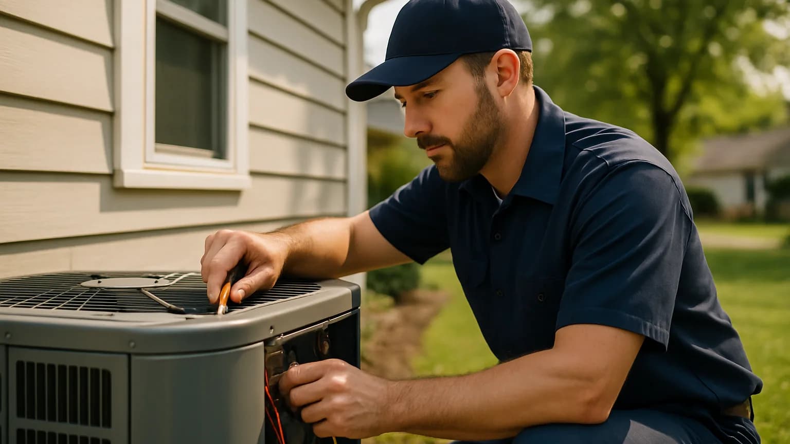 A hvac business ranked in the Google Map Pack
