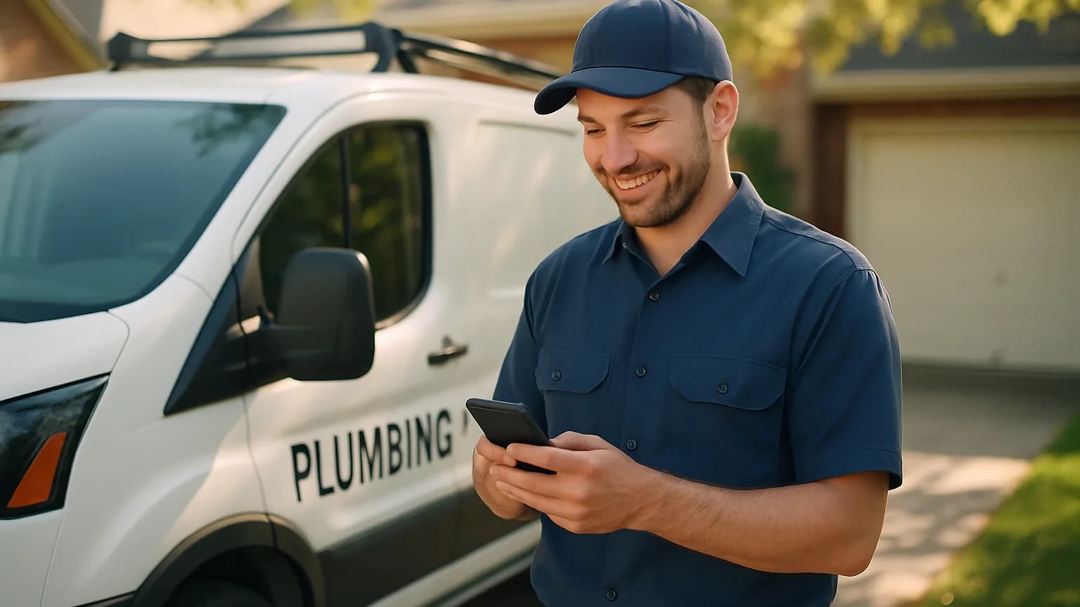 A plumbing business ranked in the Google Map Pack
